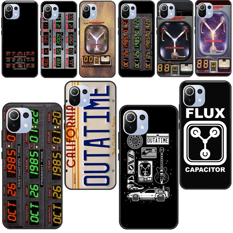 Back to the Future Flux Capacitor Case For POCO X3 Pro M3 F2 F3 Pro Cover For Xiaomi Mi 11 Ultra 9T 10T Pro Mi Note 10 Lite