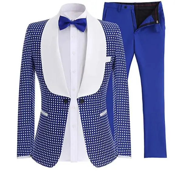 

Custom Made Two-Piece One Button Blazer Wool Royal Blue Business Gentle Men Suits Prom Suits For Men Wedding Best Man Tuxedo