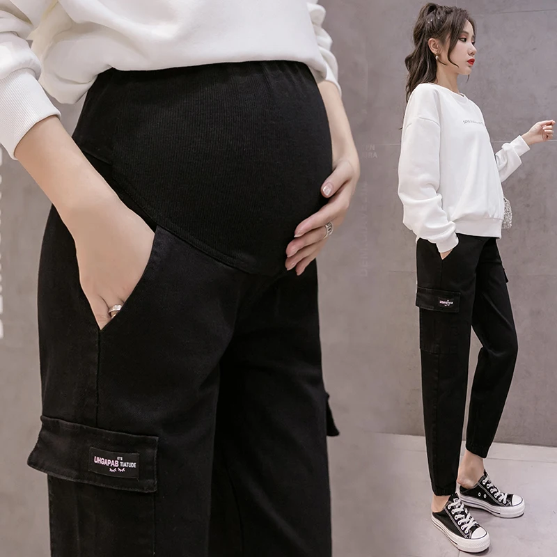 

Cotton Pregnant Pants Maternity Clothes For Pregnant Women Trousers Pregnancy Pant Gestante Pantalones Embarazada Clothing