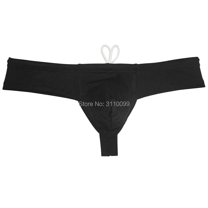 Traje de baño atrevido para hombre, bañador con bolsa, ropa interior