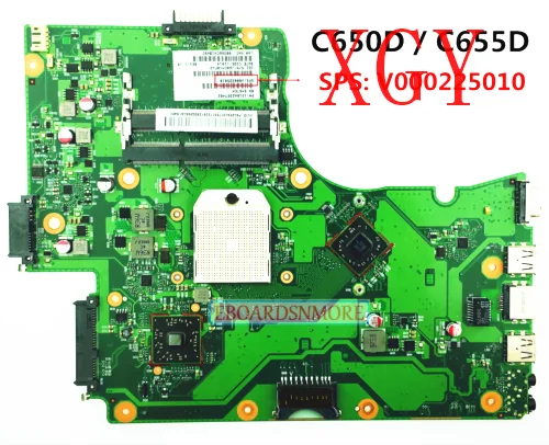 

Материнская плата для ноутбука Toshiba Satellite C650D C655D 1310A2357402 V000225010 DDR3 100% протестирована ОК