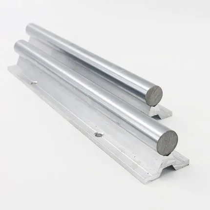 2pcs linear guide rail SBR10/12/16/20/25/30/35/40/50 = 150 200 250 300 350 400 450 500 550 600 650 700 800 900 1000 1050 1150mm