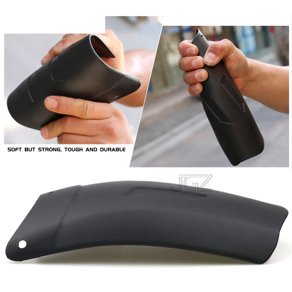 Motorcycle Universal Carbon Front Rear Mudguards Splash Extension Pad Wheel Fenders For Honda Yamaha Chopper Scooter Dirt Bikes