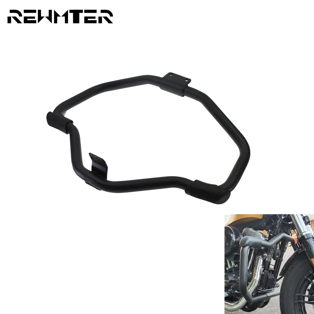 

Motorcycle Highway Crash Bar Front Engine Guard Black/Chrome Metal For Harley Sportster XL XR Iron 883 1200 48 72 Forty Eight