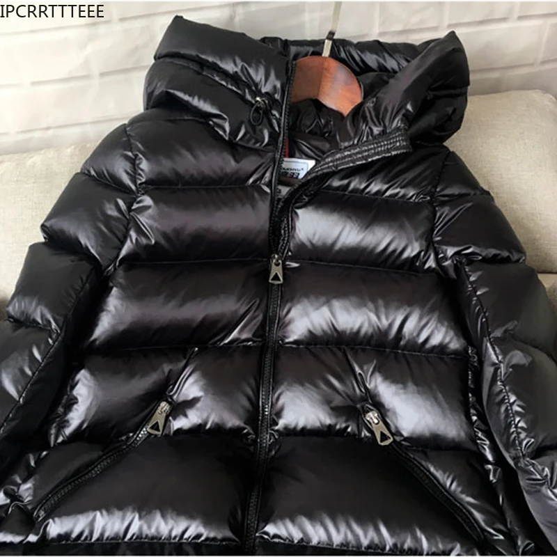 Women Slim Long Winter Coat Hooded Black Thick Warm Down Coats 90% White Duck Down Jacket Women