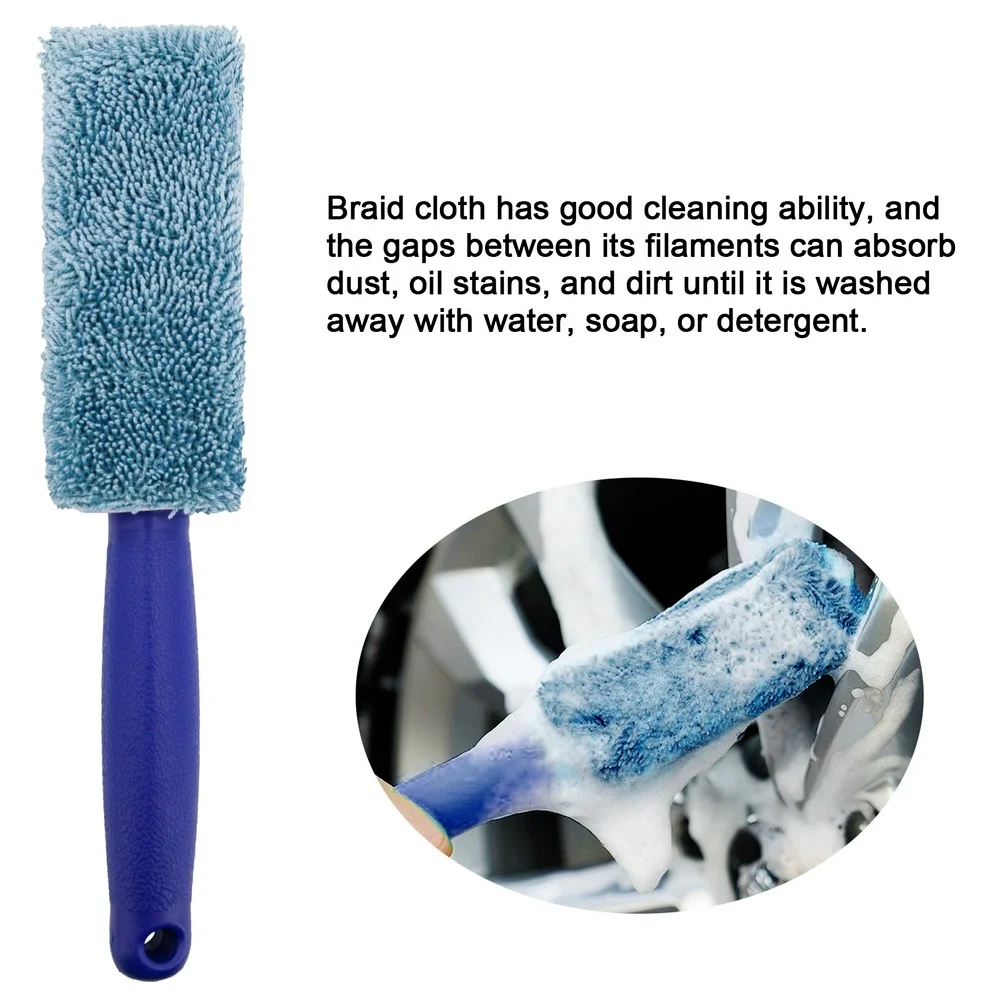 Auto Tire Scrubber Wheel Brush Cleaner Dust Remover Plastic Handle Motorcycle Truck Washing Vehicle Wash Tire Cleaning Tools