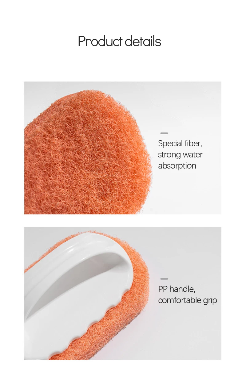 Kitchen Cleaning Brush With Handle Household Decontaminating Sponge Mutifuctional Dishwashing Bathtub Tile Floor Cleaning Tools