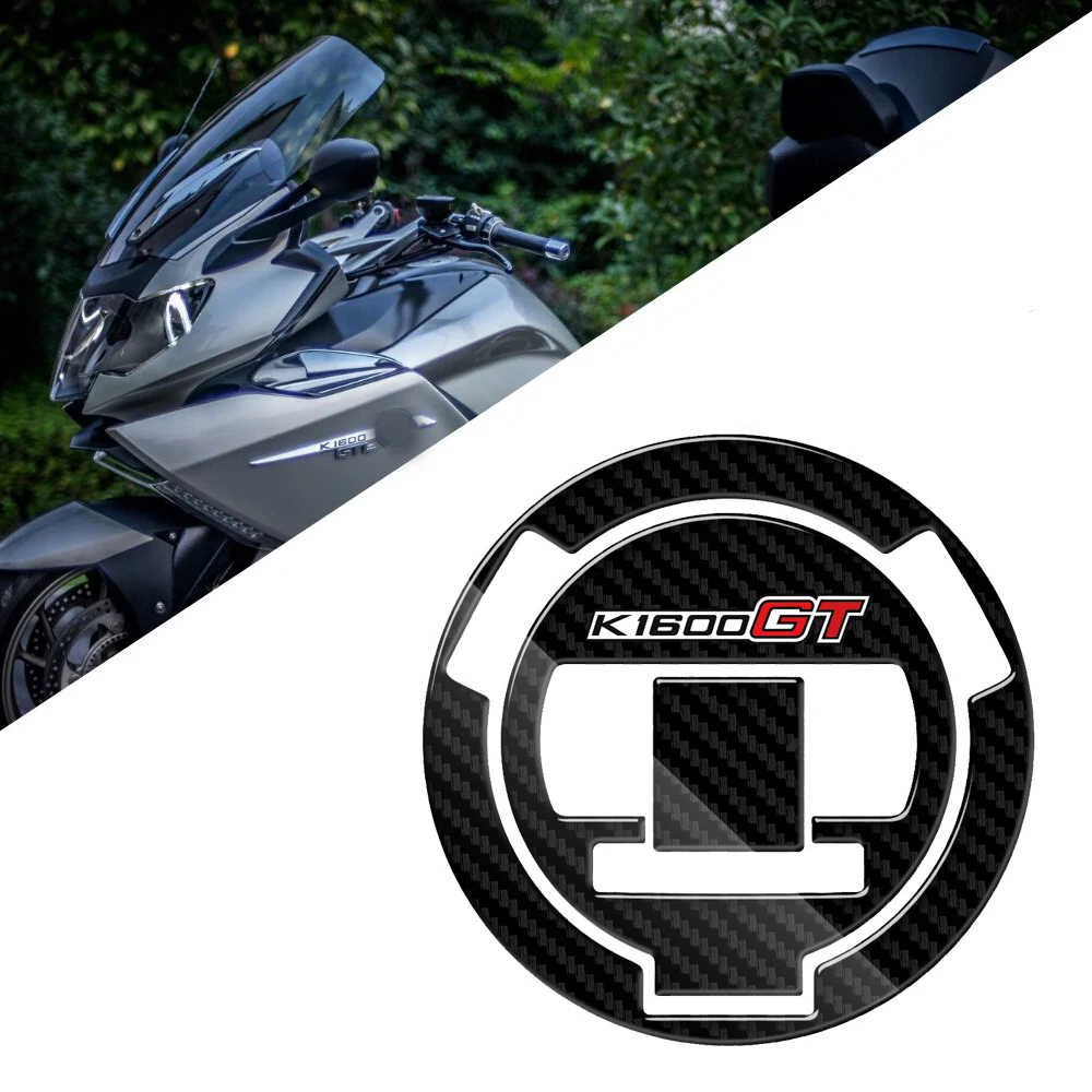 

Motorcycle Fuel Cap Protector Carbon Look 3D Decals For BMW K1600GT K1600 GT