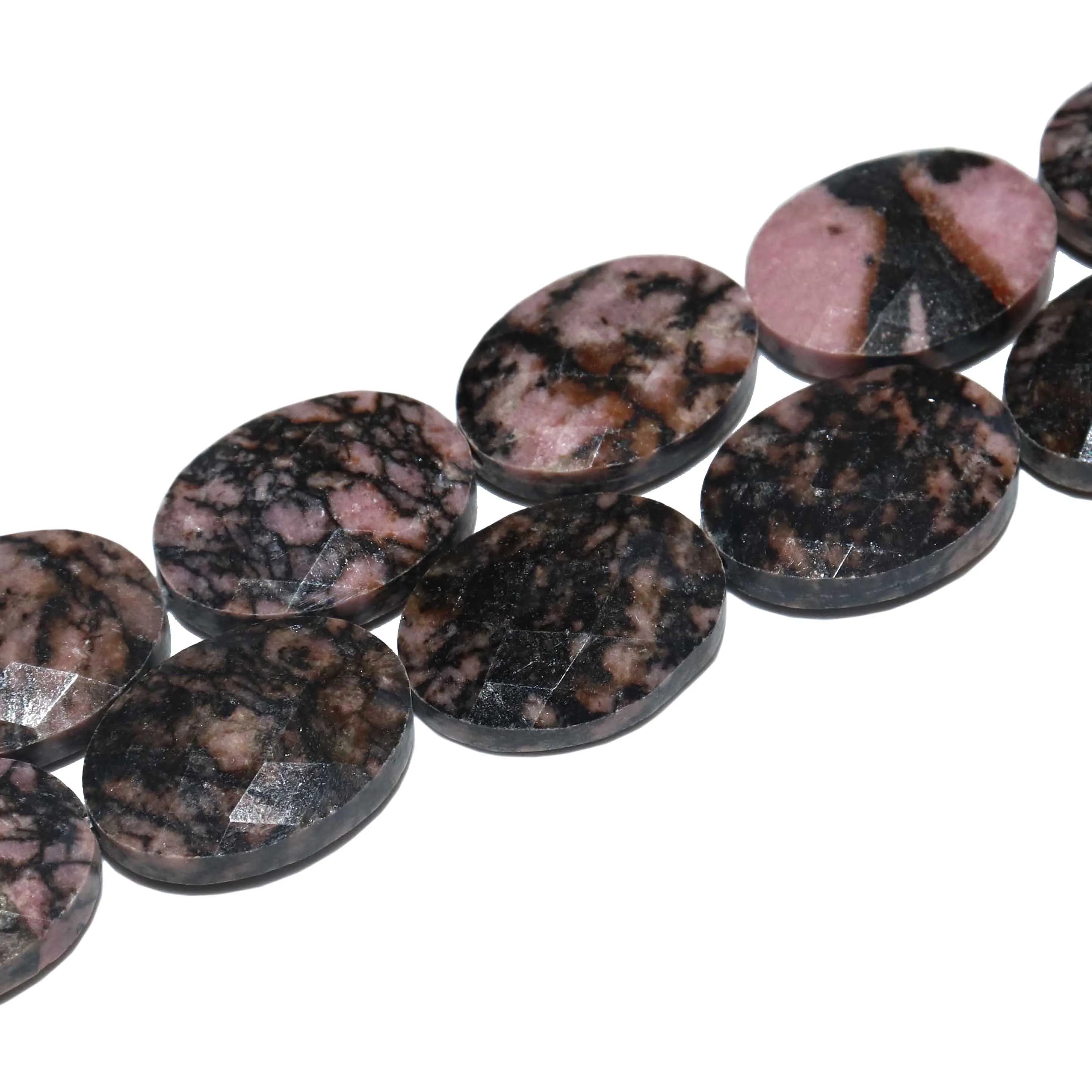 Faceted Natural Stone Oval Shape Agates Lapis lazuli Amazonite Stone Beads For Jewelry Making DIY Necklace Accessories 13*18MM