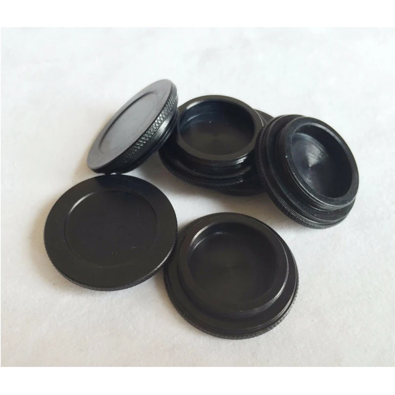 New Metal C mount CCTV Camera Body Cap Dust Cover Caps Male Thread 10Pcs