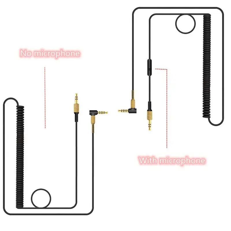 Câble Audio à ressort pour écouteurs Marshall Major II, compatible Bluetooth