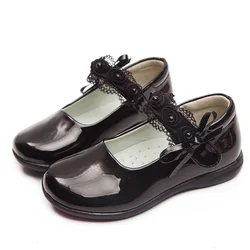 2020New Girls Shoes For Kids Children School black pu Leather Shoes For Student Girls Black Dress Shoes 4 5 6 7 8 9 10 11 12-16T