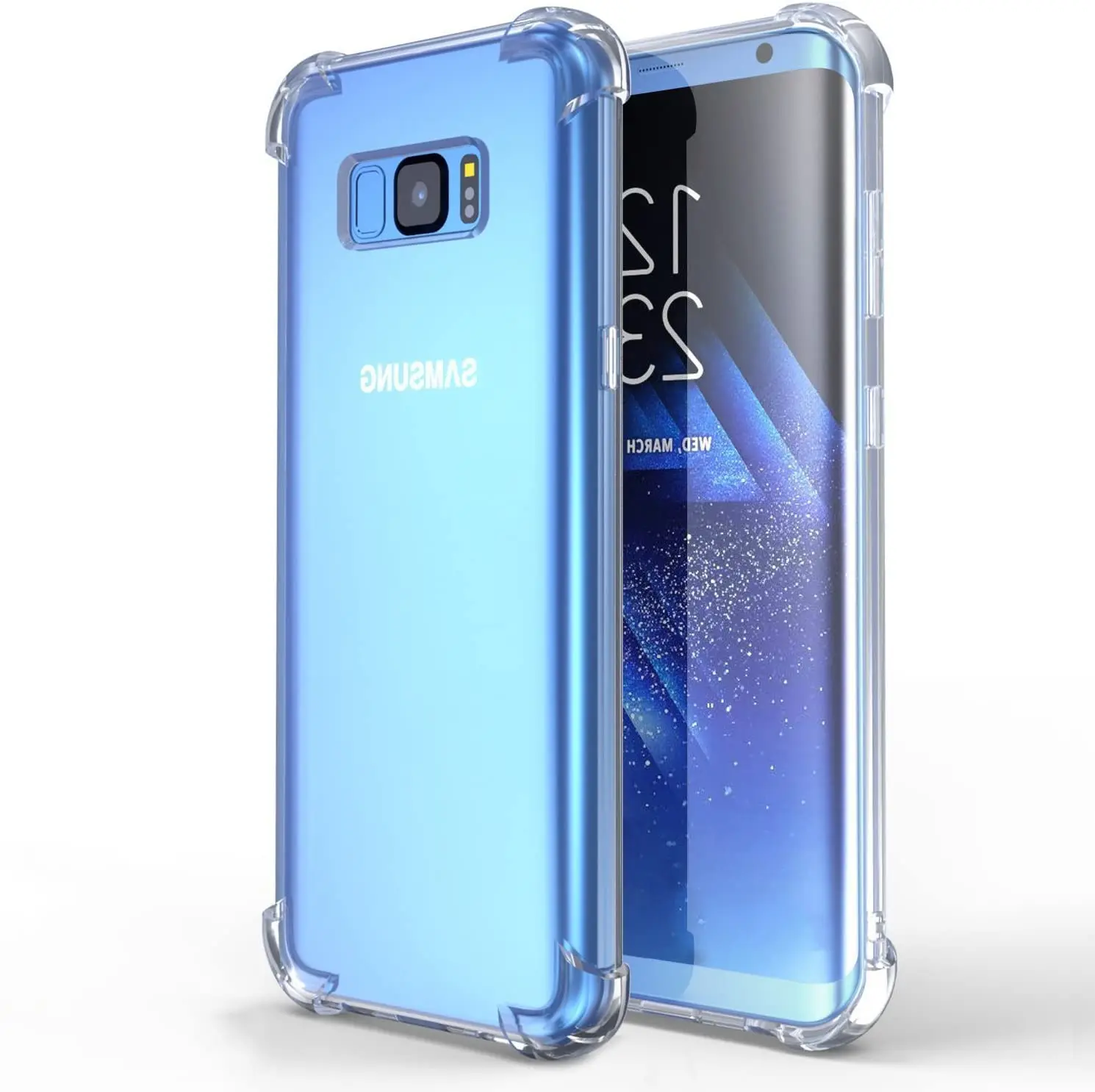 Прозрачный силиконовый чехол для Samsung Galaxy S8 S9 S10 Plus S10e, задняя крышка для Galaxy Note 8 9 10 Plus на A50 A50s A51 A70 A70s A71