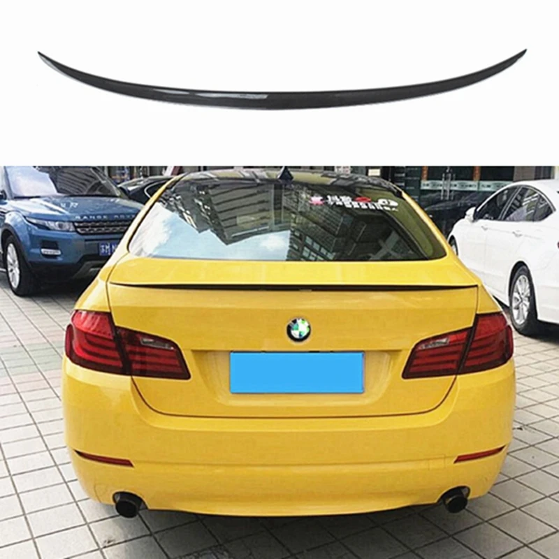 

F18 M5 style carbon fiber black rear wing spoiler for BMW 5 series F10 and M5 sedan 2010-2017 sedan