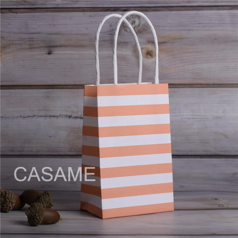 20pcs Small Mini Gift Bag with Handles Wedding Decoration Birthday Decor Event Party Supplies Paper for Jewelry