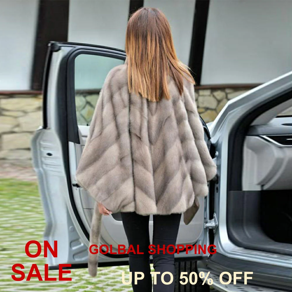 TOPFUR Natural Mink Fur Coats Female winter Warm tide real fur jackets women Luxury hairy Genuine Leather Outerwear