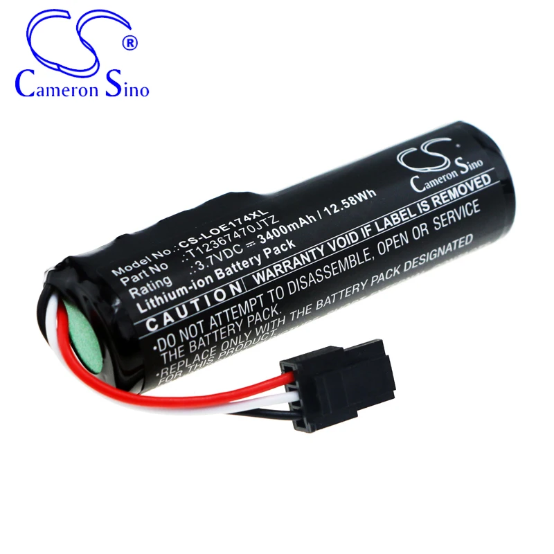 CameronSino Battery for Logitech Ultimate Ears Blast 984-000967 1749LZ0PSAS8 884-000741 fits T12367470JTZ Speaker Battery 3.70V