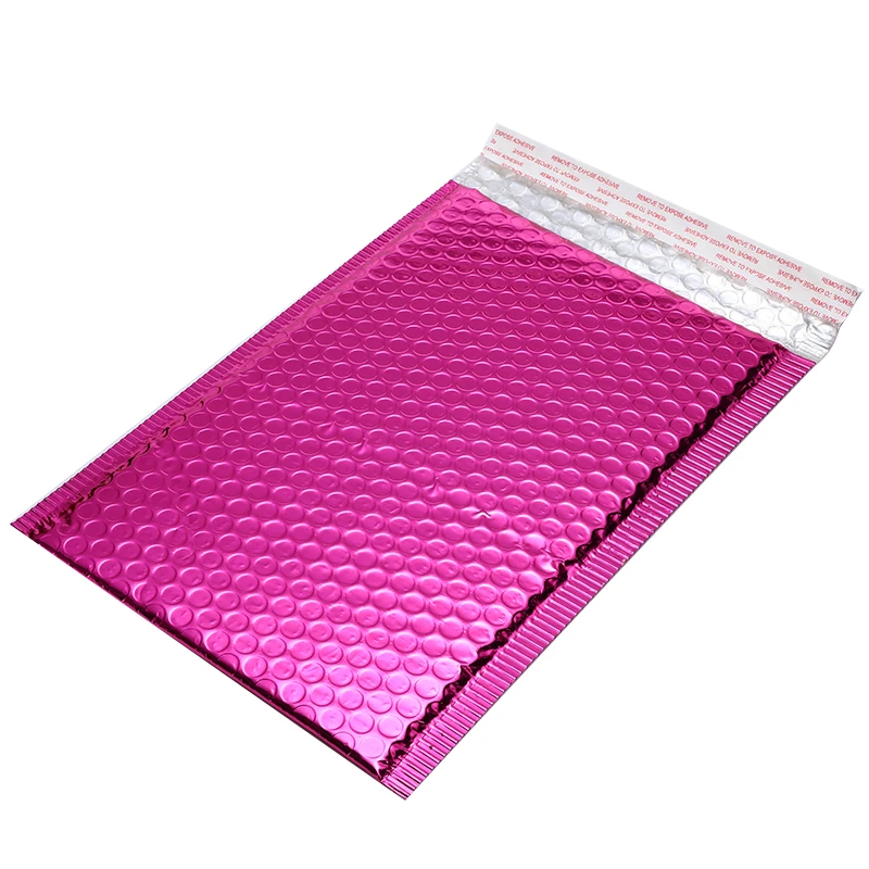 10/50Pcs Hot Aluminized film Foam Envelope Self-Sealing Padded Mailing Shipping Envelopes With Bubble General Packing 2 Colors