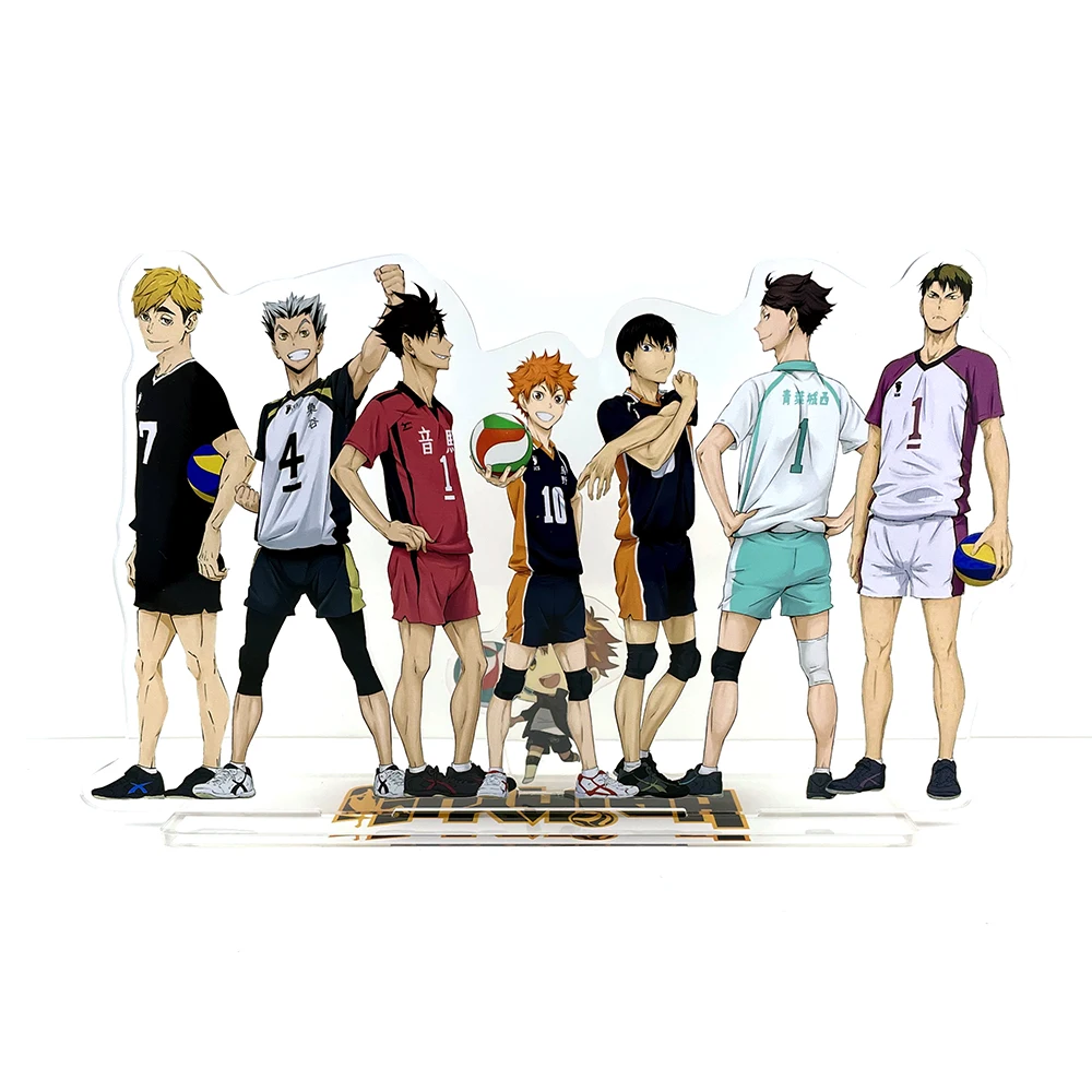 BIG SIZE Haikyuu!! group Hinata Kageyama Oikawa Kuroo Ushijima Kotaro GM acrylic stand figure model  holder cake topper anime