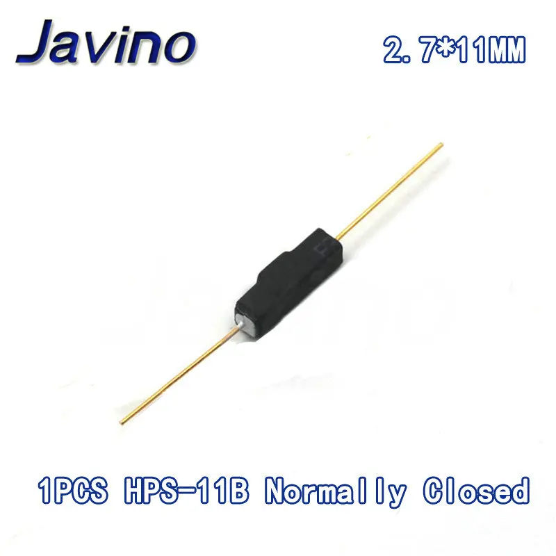 10PCS Reed Switch Plastic Type Normally Open 2*14MM Anti-Vibration Damage Magnetic Switch NC Normally Closed Dry reed pipe