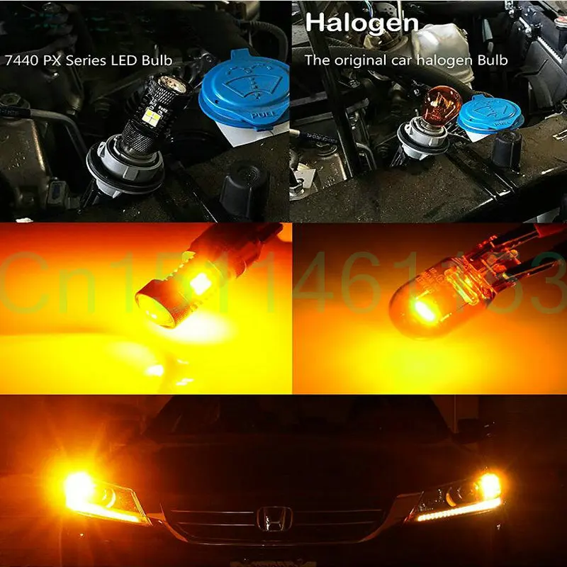 Fog lamps for HONDA CIVIC 8 VIII Hatchback FN FK Stop lamp Reverse Back up bulb Front Rear Turn Signal error free 2pc