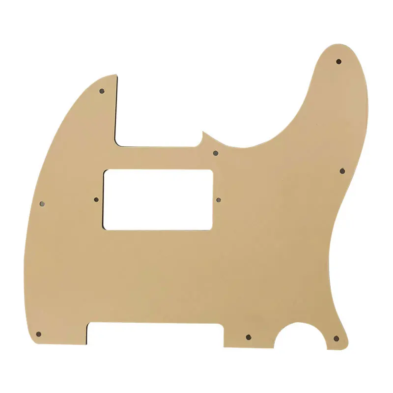 Fei Man Guitar Parts-For US Left Handed Standard 8 Screw Holes Tele Telecaster With PAF Humbucker Guitar Pickguard Scratch Plate