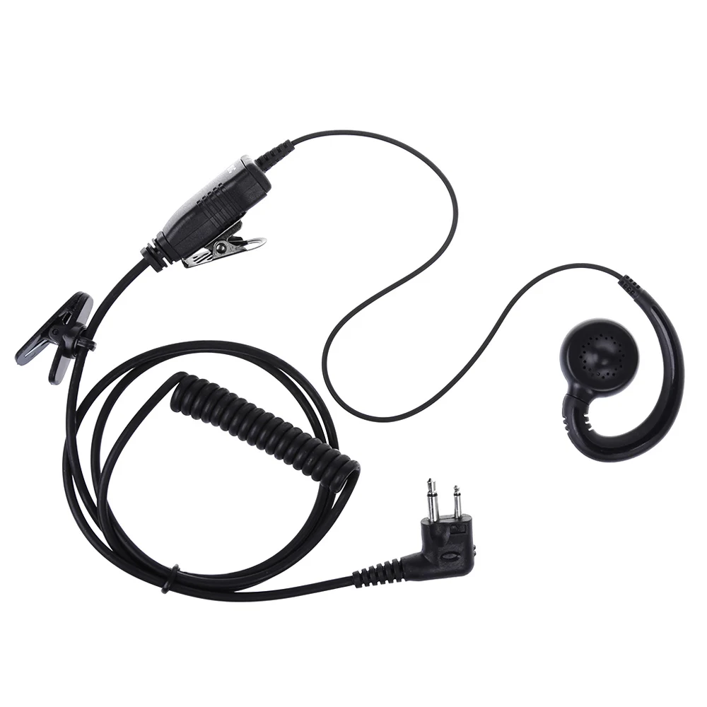 2pin หมุนหูฟังหูฟัง PTT Mic สำหรับ Motorola GP88S XTN446 XTN500 CLS1450 SP50 PRO2150 MV22CV M ประเภท2 Way วิทยุ