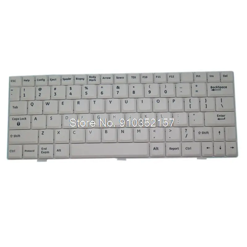 

B-ultrasound Keyboard For GE Healthcare GE Vivid T8 / T8 Pro / T9 White English US