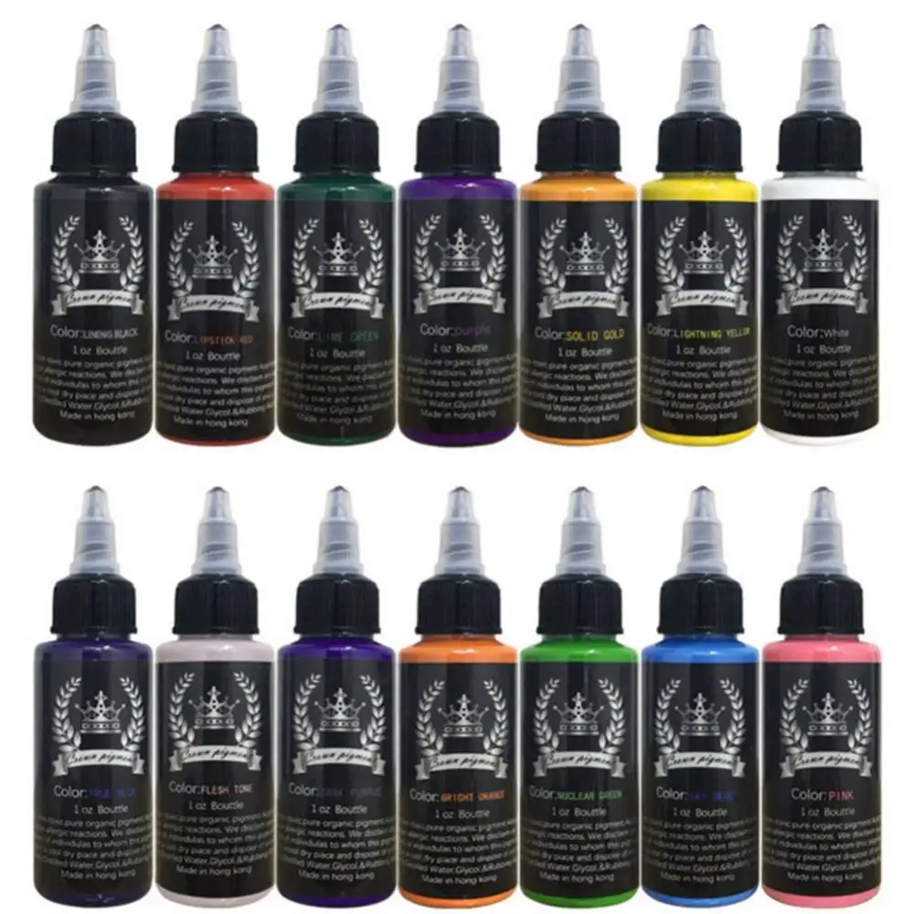 

30ml Semi Permanent Natural Plant Tattoo Ink Pigment Body Art Paint Makeup Tool