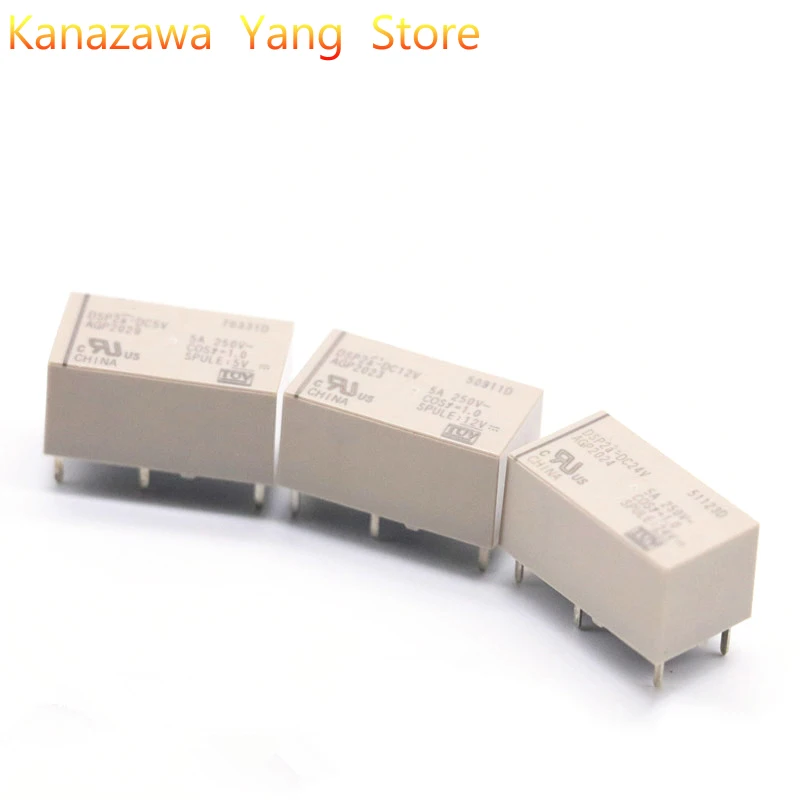 5 - 20 шт./лот совершенно новое реле DSP2a-DC5V DSP2a-DC12V два комплекта нормально открытых 5A 6-Pins DSP2a-DC24V лучшее качество