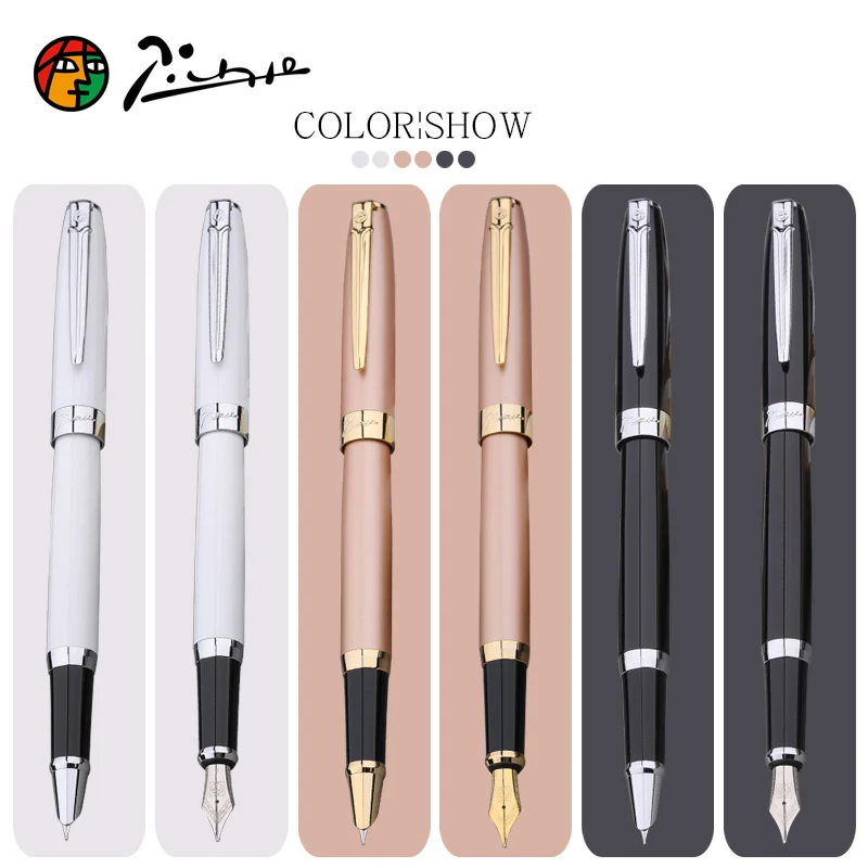 

Picasso 717 Fountain Pen 0.3mm or 0.5mm Nib High-end Luxury Pen High Quality Student metal writing good pen