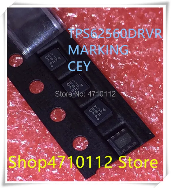 

NEW 10PCS/LOT TPS62560DRVR TPS62560 MARKING CEY SON-6 IC