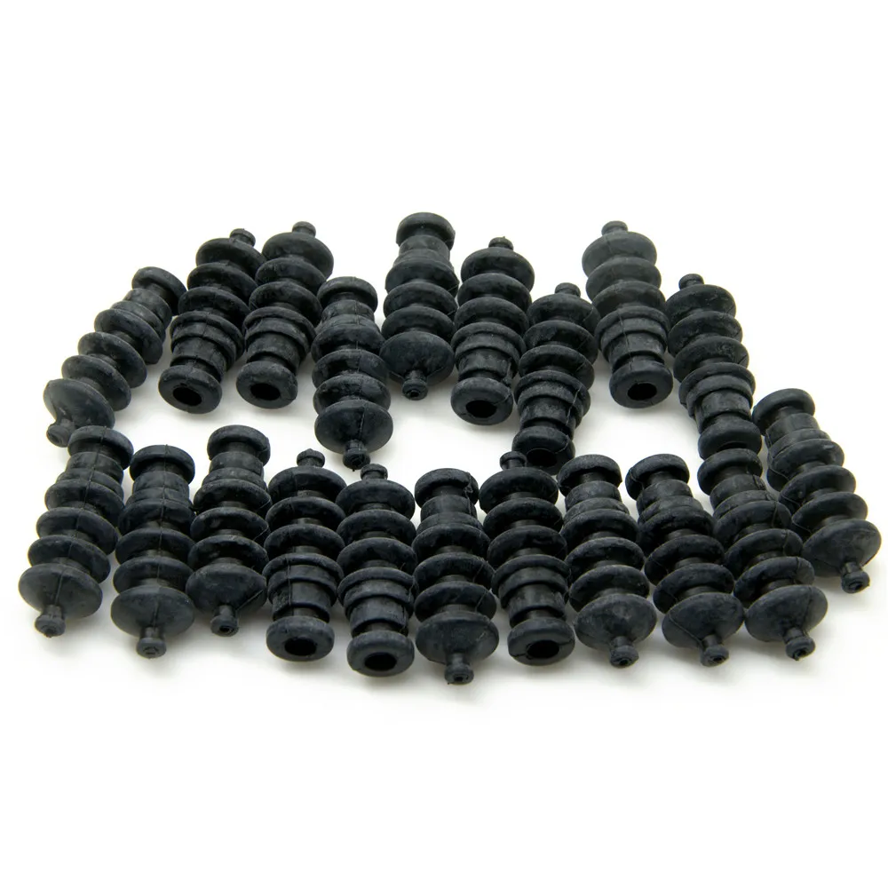 AXSPEED 1/5/10Pcs L37mm Rubber Bellows Radio Box Seals Waterproof Push Rod for RC Boat Servo Push Rod Seal To Rudder Accessories