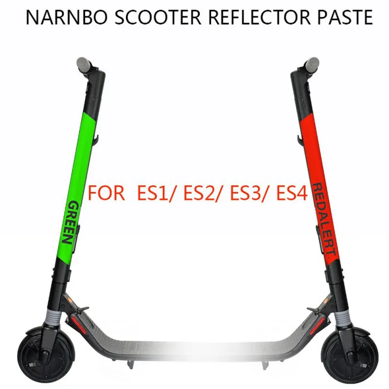 1PCS Reflective Styling Stickers For Ninebot Es1/Es2/Es4 Electric Scooter Skateboard Parts Accessories New