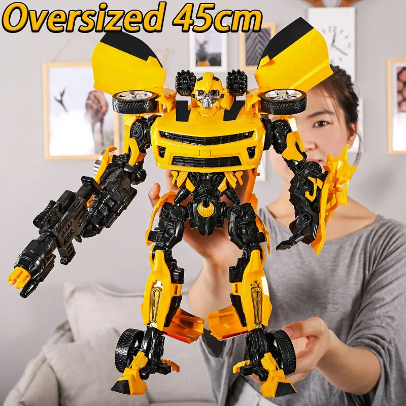 45cm Children Toy Boy Robot Revengers Transformation Toys Autobots Alloy Edition Anime Model Commander Birthday Gift