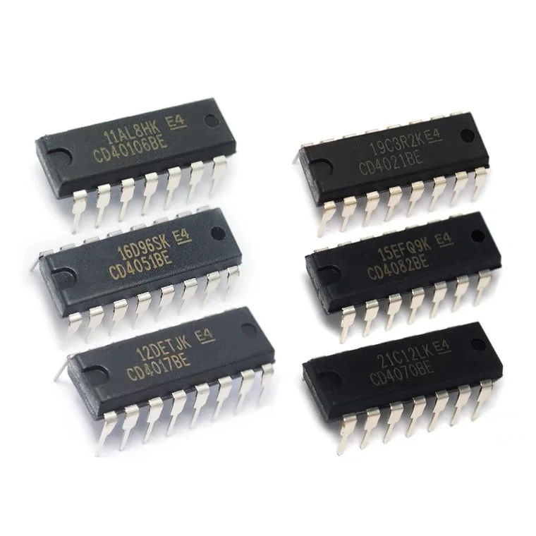 5pcs CD4017BE 40 series single-chip microcomputer CD4001/11/66/82/106 integrated circuit IC chips