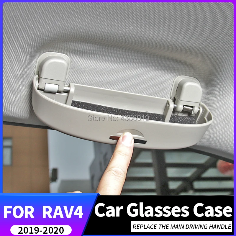 My Good Car Car glasses case Car Glasses Box Storage Holder Sunglasses Case for Toyota RAV4  2019 2020