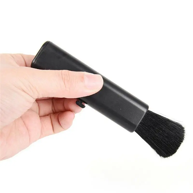 Car telescopic cleaning hard bristle brush keyboard brush telescopic wool brush computer digital keyboard rubber handle wool car