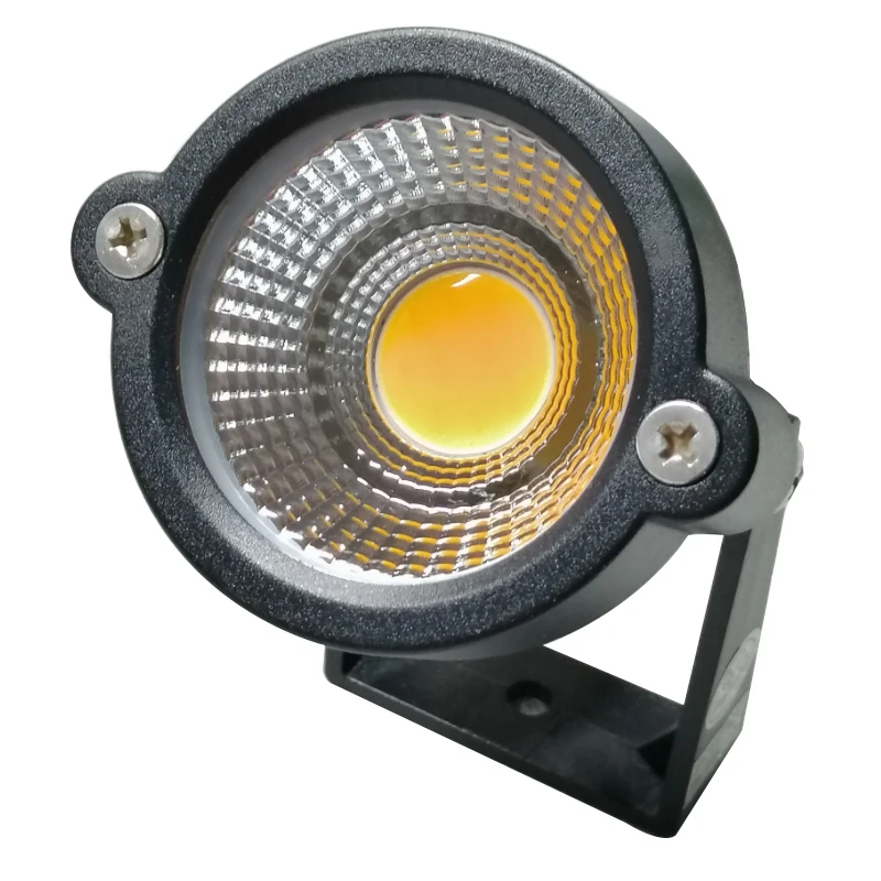 Lámpara COB para césped de jardín, 220V, 110V, 12V, luz LED para exteriores, 3W, 5W, foco impermeable para paisaje de camino