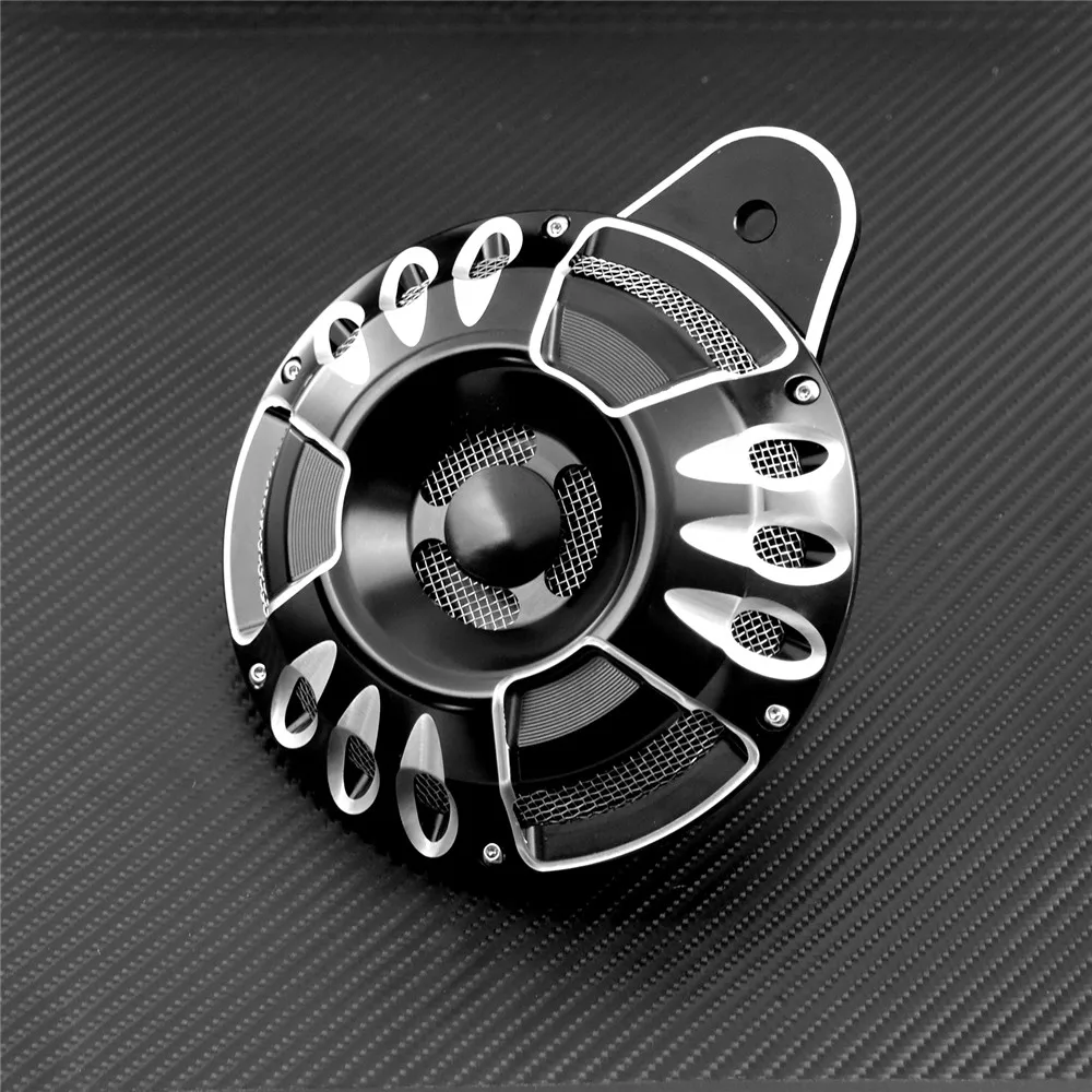 Motorcycle Black/Chrome Horn Cover Horns Loud Speaker Cover For Harley 91-17 Big Twin Sportster XL 883 1200 07-2018 Touring