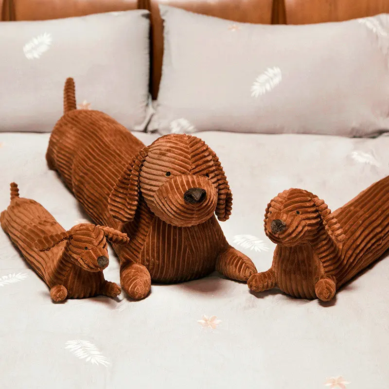 

50-100cm Lovely Long Dog Plush Toys Stuffed Soft Animal Sleeping DachshunD Pillow Kawaii Cushion Panda Birthday Gift