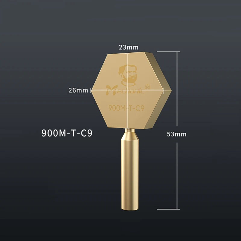 Imagem -06 - Plataforma de Aquecimento de Cobre Puro Mecânico para Iphone a8 a9 A10 A11 A12 A13 A14 Cpu Chip Cola Remoção Ponta de Ferro de Solda para 936 Estação