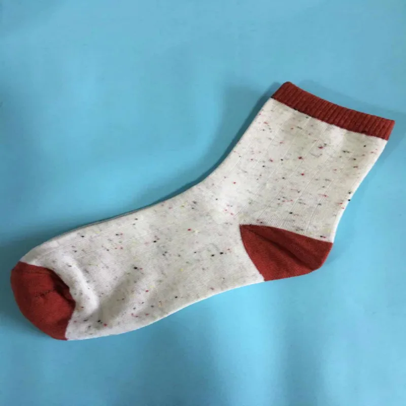 Green Black Red Spring And Autumn Cotton Socks Little Socks High Quality Ladies Socks Wholesale 5pair/lot