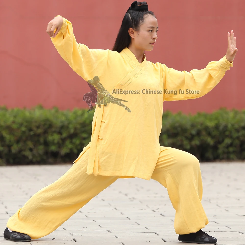 فستان نسائي من Wudang Taoist ، زي موحد لفنون الدفاع عن النفس ، ووشو ، والكونغ فو ، وجناح تشون ، متوفر بـ 25 لونًا