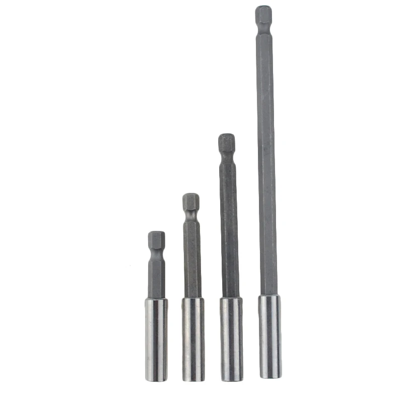 60/100/150/200mm Hex Rod Shank Long Handle Screwdriver Tip Holder Quick Change Hand Tool Socket Extension Bit