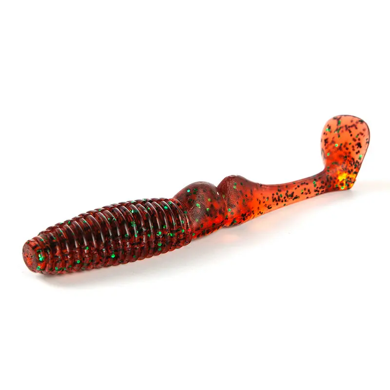 4 teile/los Weiche Angeln Köder Weicher Köder 95mm/8,5g Wobbler Künstliche Angeln Köder Grub Lockt Qualität für angeln Johncoo