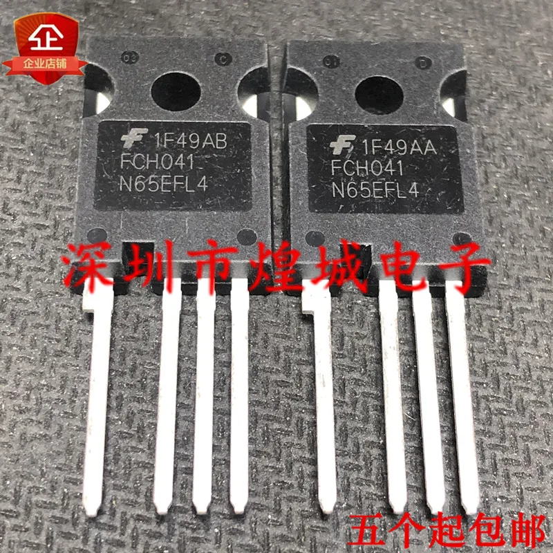 

10PCS/Lot FCH041N65EFL4 TO-247-4 650V 76A