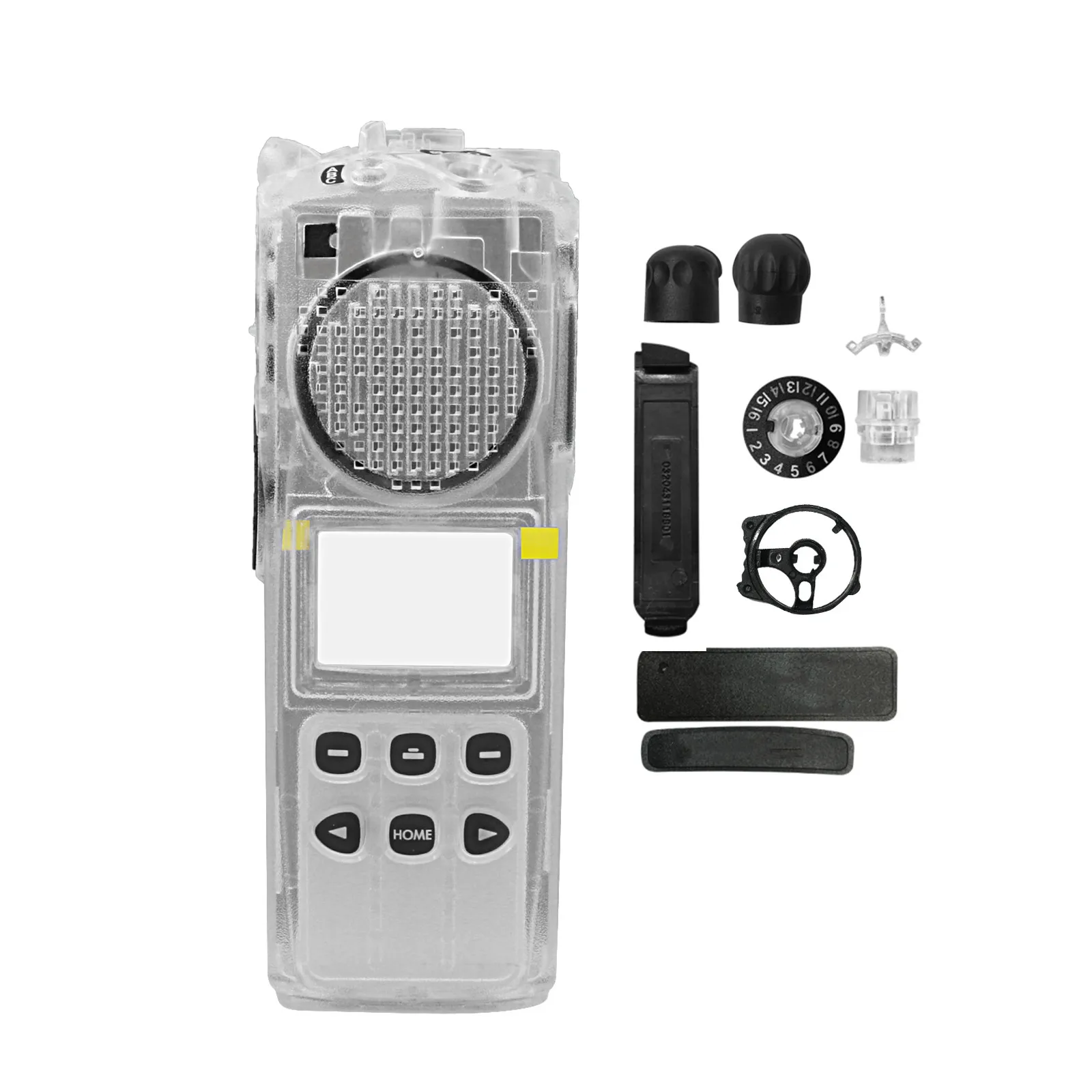 Transparent Walkie Talkie Limited-keypad Repair Replacement Housing Case Cover for XTS3000 M2 Portable Radios