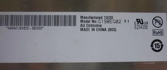 G190EG02 V.1 pantalla LCD