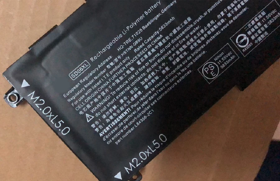 Imagem -03 - Supstone Novo Sd06xl Hstnn-db9u Bateria do Portátil para hp Presságio 15 2023 Ek0026nr Ek000 Ek0013tx Ek0023tx Ek0059 L843562c1 L84392005